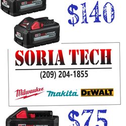 Milwaukee 6.0 High Output Batteries 