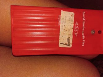 Nicholson 5-1/2" Swiss Pattern Needle File Set with Natural Finish; Number of Pieces: 12