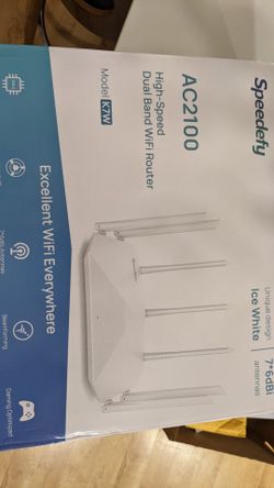 Brand New Router Speedefy AC2100