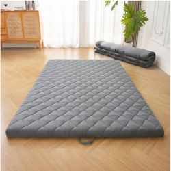 New Japanese Floor Mattress, 2.5" Futon Tatami Mat Rollable Twin Size