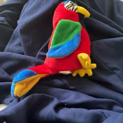 A stuffed animal