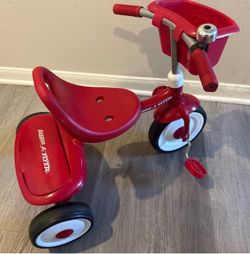 RADIO FLYER FOLD 2 GO TRIKE BUCKET STEEL FRAME PLASTIC PEDALS - Scratch & Dent