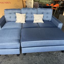 Brand New All-in-one Sectional Navy Sofa Set Pick Up Only 