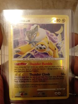Raikou pokemon card