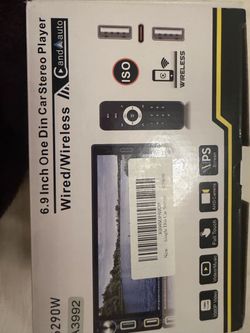 6.9 Inch Single Din Car Stereo Player