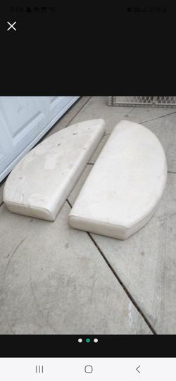 2 boat Cushions seats 

Don't know what they came off or measurements