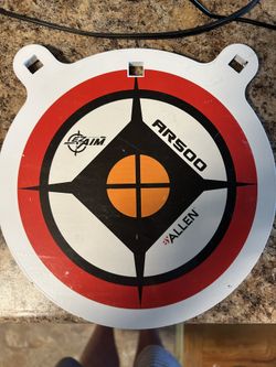 9” Inch AR-500 Non-magnum Rated Circular Target 1/4inch Thick 