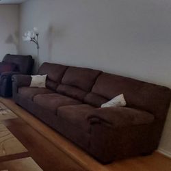 Ashley Sofa And Recliner, Tv Table And Rug