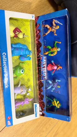 Mattel Micro Collection Monsters Inc & Masters of the Universe 5-Pack Lot of 2