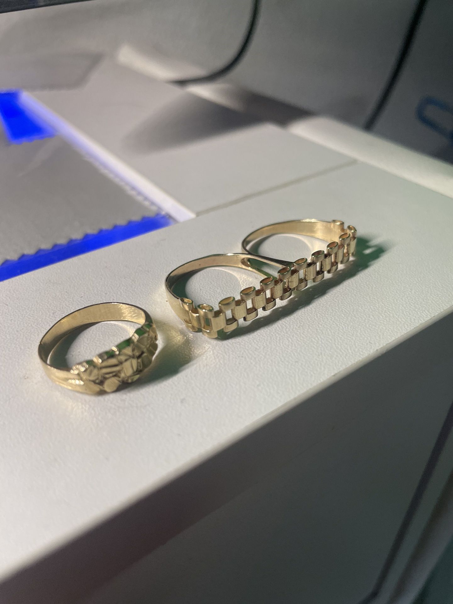 14k Nugget And 10k Gold Ring 