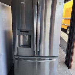 Kenmore Stainless Steel Refrigerator And Freezer