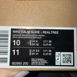 Nike Calm Slide - Real Tree Men Sz10