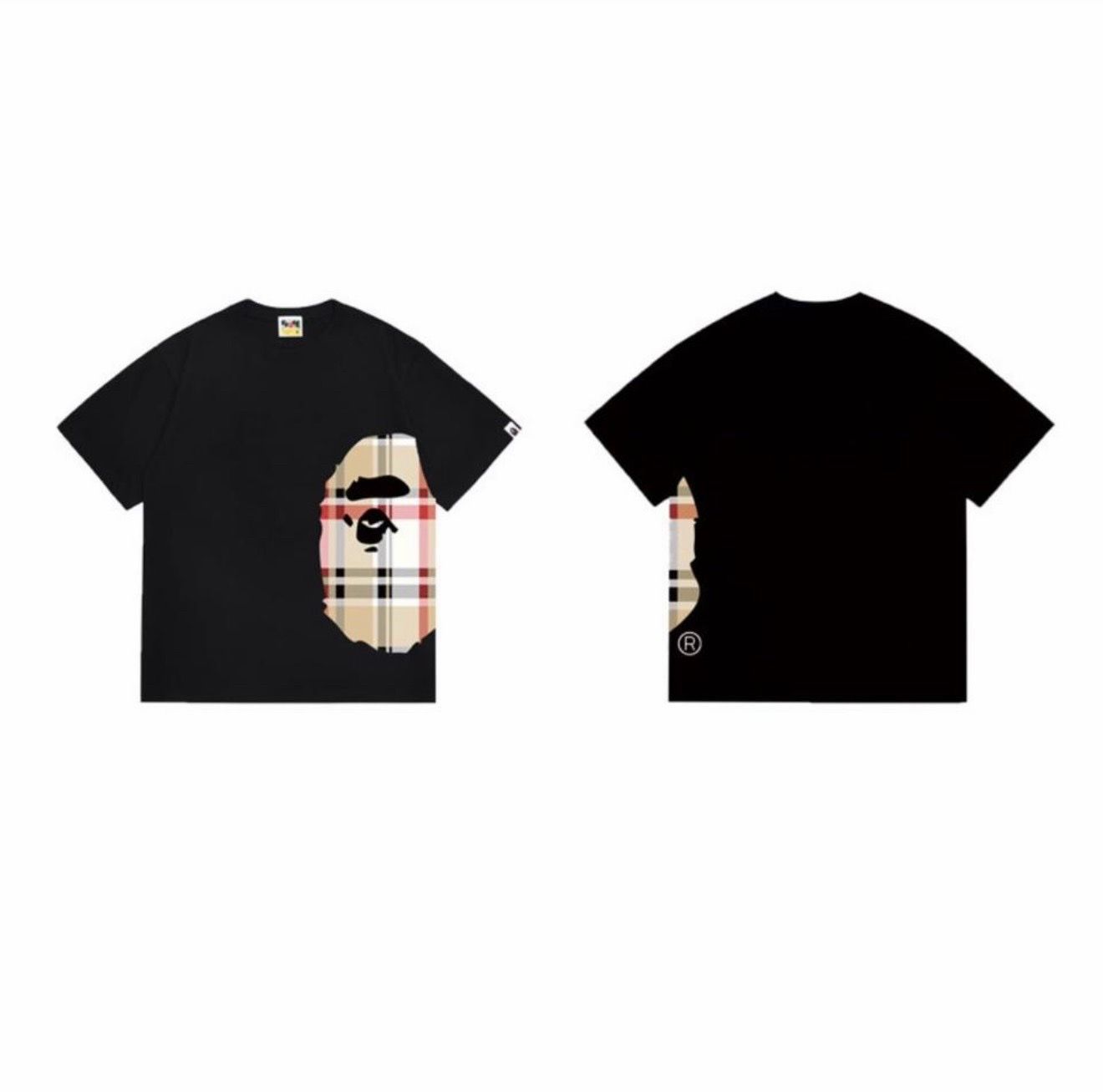 New A Bathing Ape Bape black t shirt