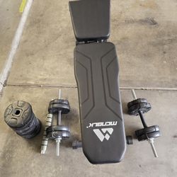 Workout Bench With Weights 