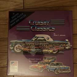 Jigsaw Puzzle Classic Car Shape