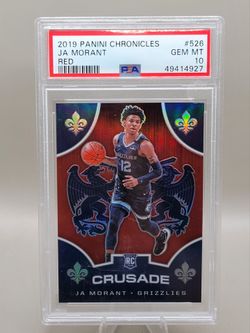 2019 Chronicles Ja Morant Red /149 PSA 10