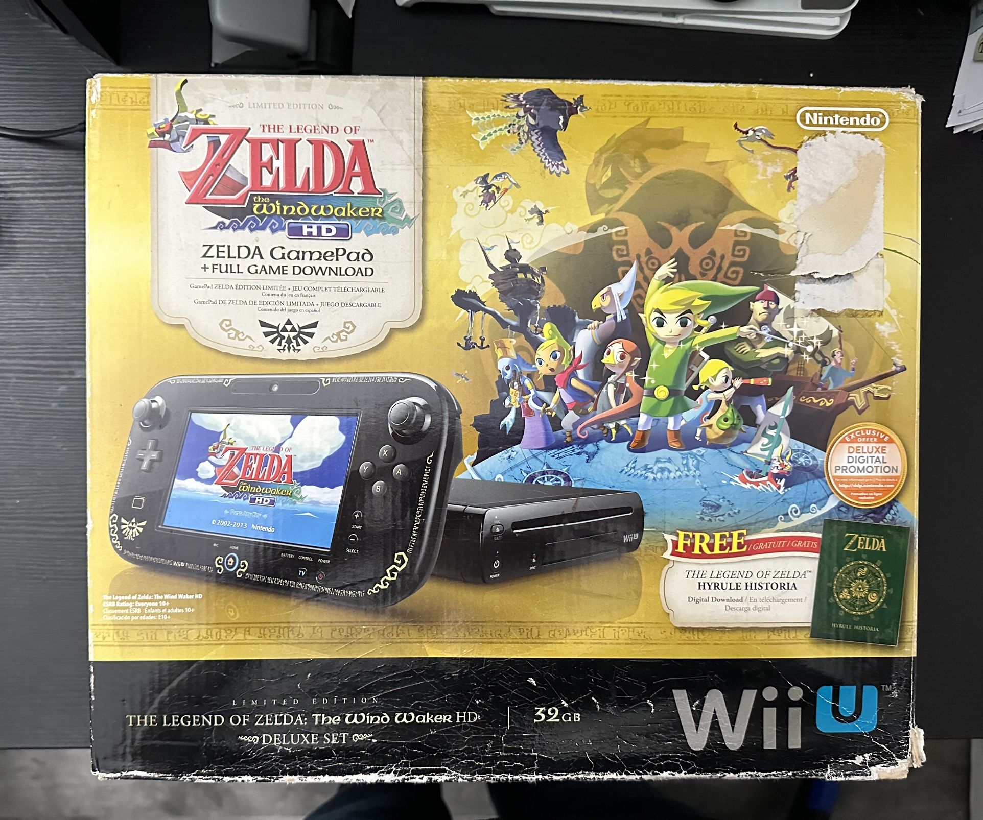 Nintendo Wii U Legend of Zelda Edition + 8 Games - Bundle Deal!