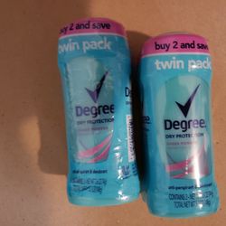 2 Pack Degree Women's Deodorant