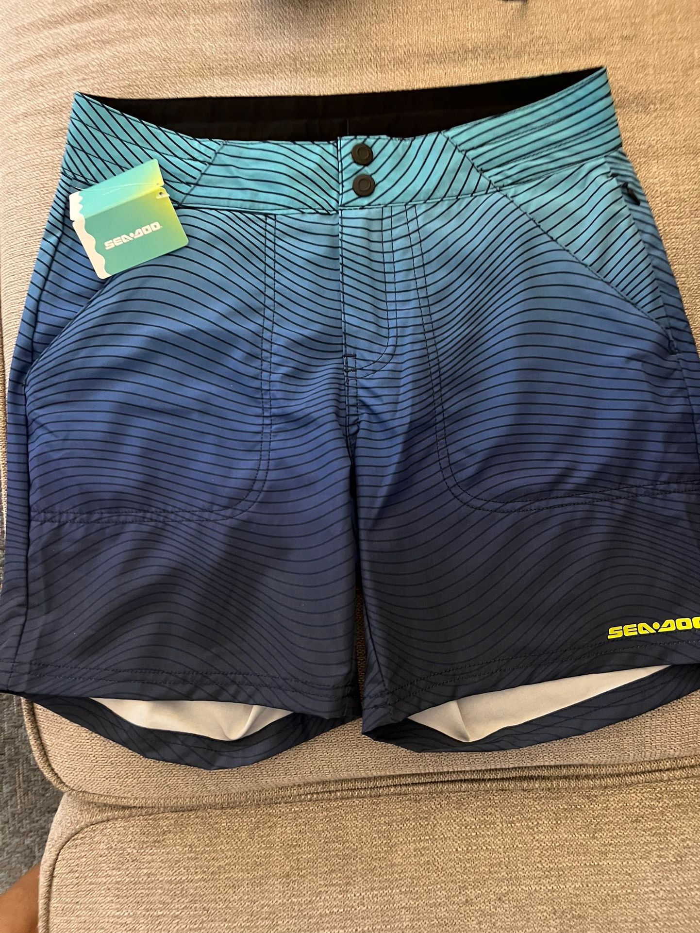 New With Tags. Ladies SEEDOO Board Shorts. Sz : X SMALL