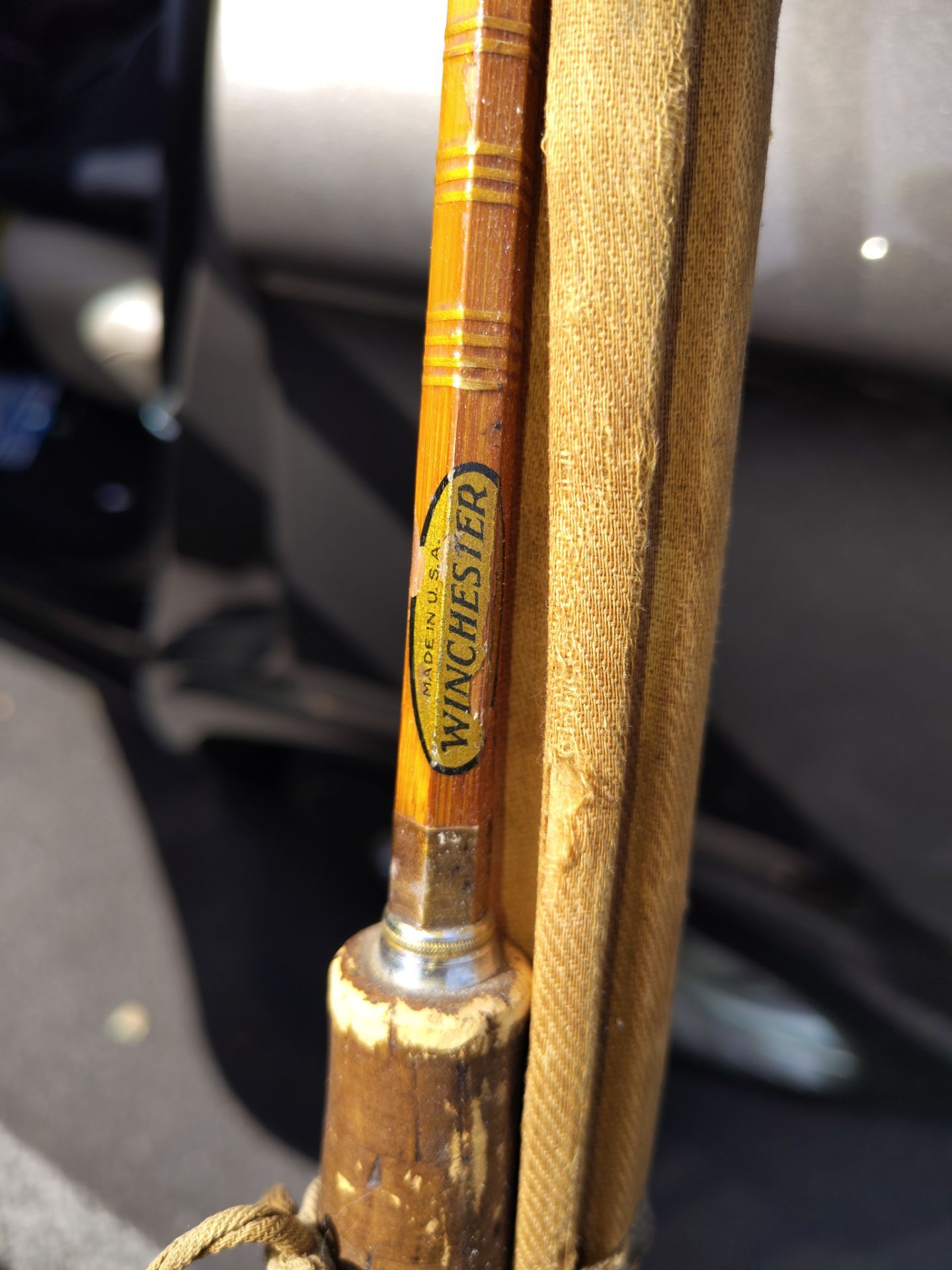 Antique Winchester Bamboo fishing pole