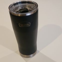 THERMOS ICON SERIES Stainless Steel Cold Tumbler with slide Lock 24 
Ounce Granite. New with tag. UPC 02249.  It is 8.5" tall, weight 
1lb   pl