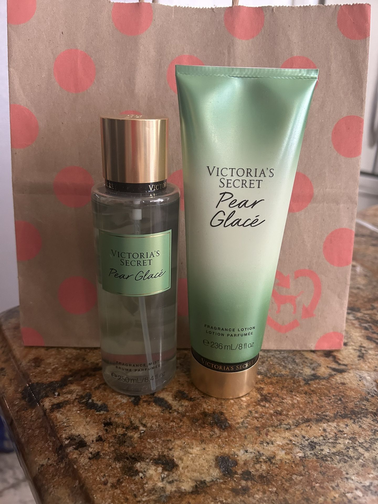 Victorias Secret Pear Glacé Fine Fragrance Mist Set