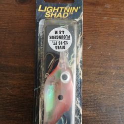  VINTAGE STORM PRE RAPALA LIGHTNING SHAD NEW ON CARD CRANKBAIT RARE