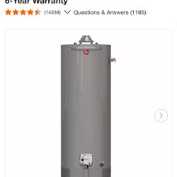 Brand New 40 Gallon Gas Water Heater 