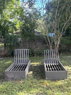 Two Lounge Chairs - Pool Outdoor