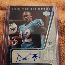 Signed Upper Deck Card - Derek Hagan