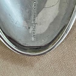 Beautiful 925 Silver Nickels Blue Stone