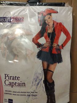 Adult Female Sexy Pirate Costume $30