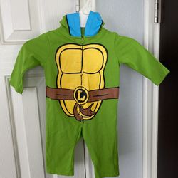 Ninja Turtles Leonardo Hoodie Jumper Size 0-6 mo.