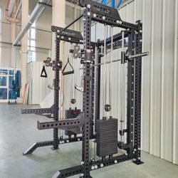 New Squat Rack Functional Trainer & Smith Machine Combo Rack |  400lb Weight Stacks | Attachments Included | FREE DELIVERY | FINANCING AVAILABLE | 