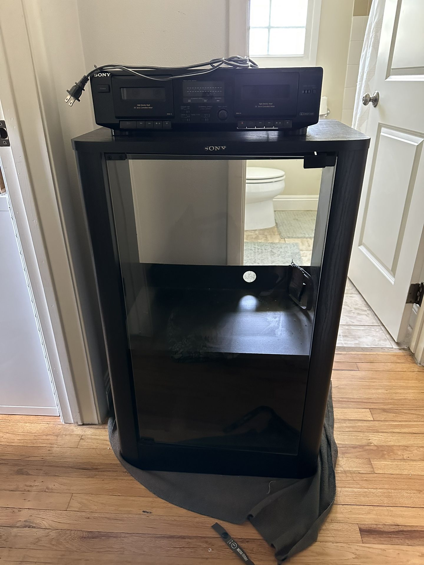 Sony receiver Turntable Cabinet Cassette Player Free