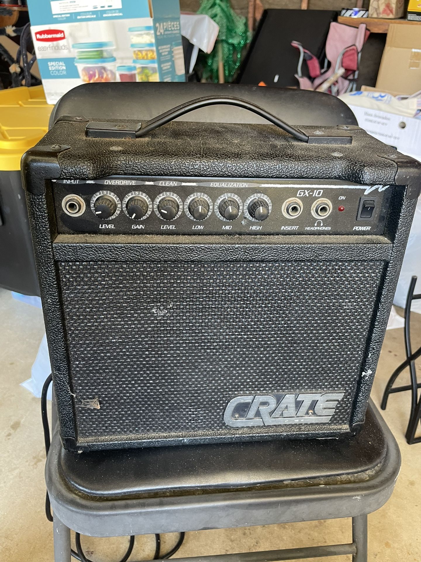 Crate amp guitar bass etc