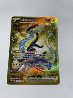 Miraidon Ex Pokemon Tcg Scarlet And Violet Gold Hyper Rare 253/198