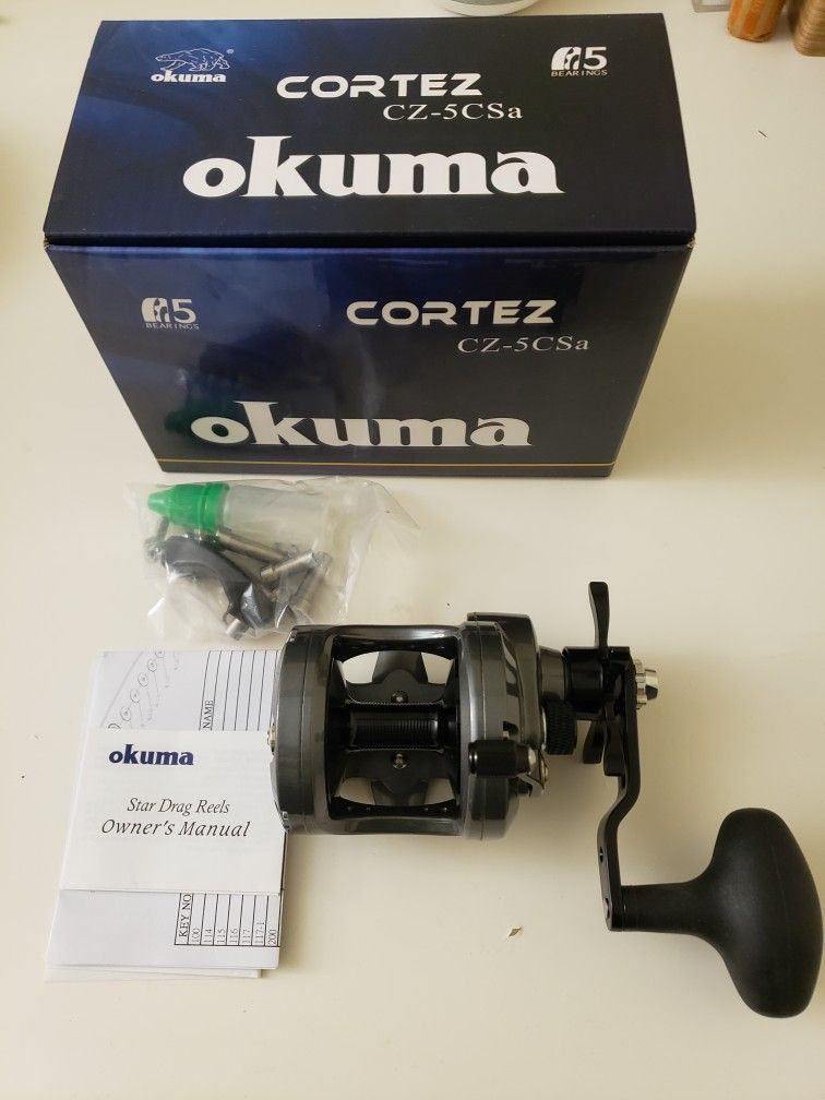 Okuma Cortez CZ-5CSa (6.2:1) Star Drag Reel for Sale in Brooklyn, NY -  OfferUp