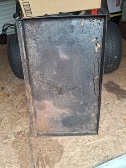 Blackstone griddle, top.