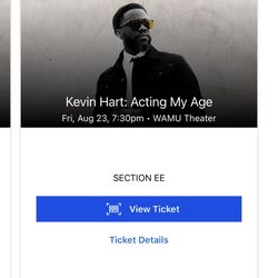 Kevin Hart WAMU Theater 8/23 7:30 PM