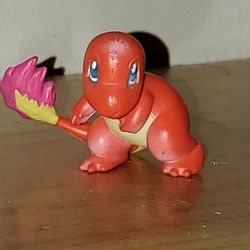 Pokemon Charmander 1.5" Figure By TOMY! Excellent Condition!