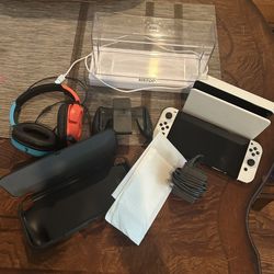Nintendo OLED Switch and Accessories 