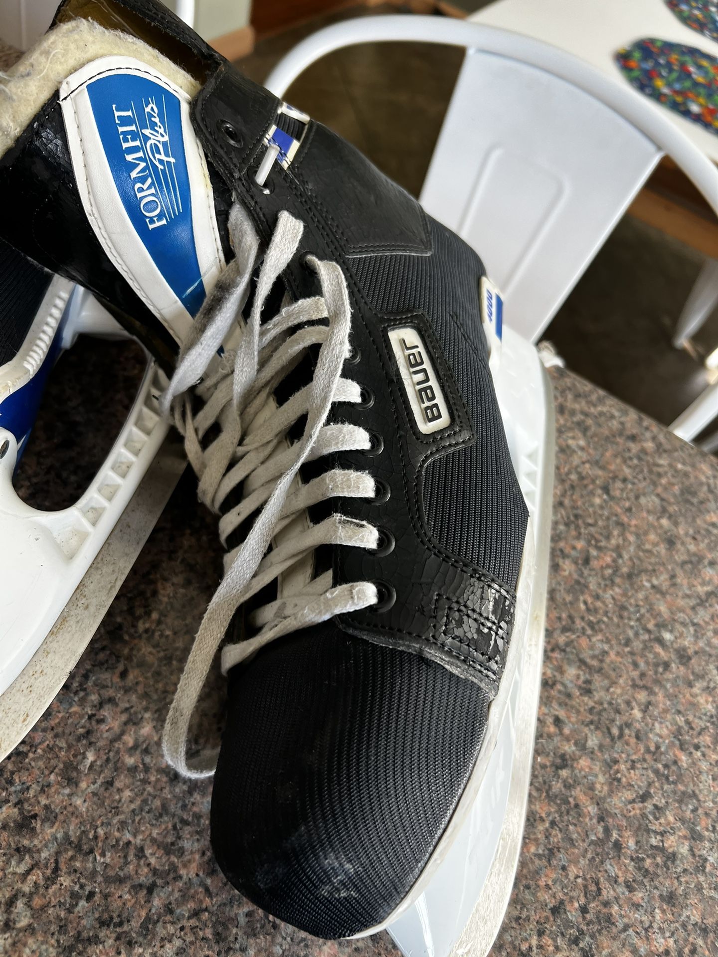 hockey skates, adult, size 13 , Bauer form fit 400, right time of the year, have some fun, $49