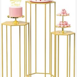 3 Party 🎉 Pedestals For Decorations 