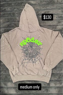 spider hoodie size medium