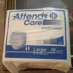 Box Of Adult Diapers Size Large $8 
