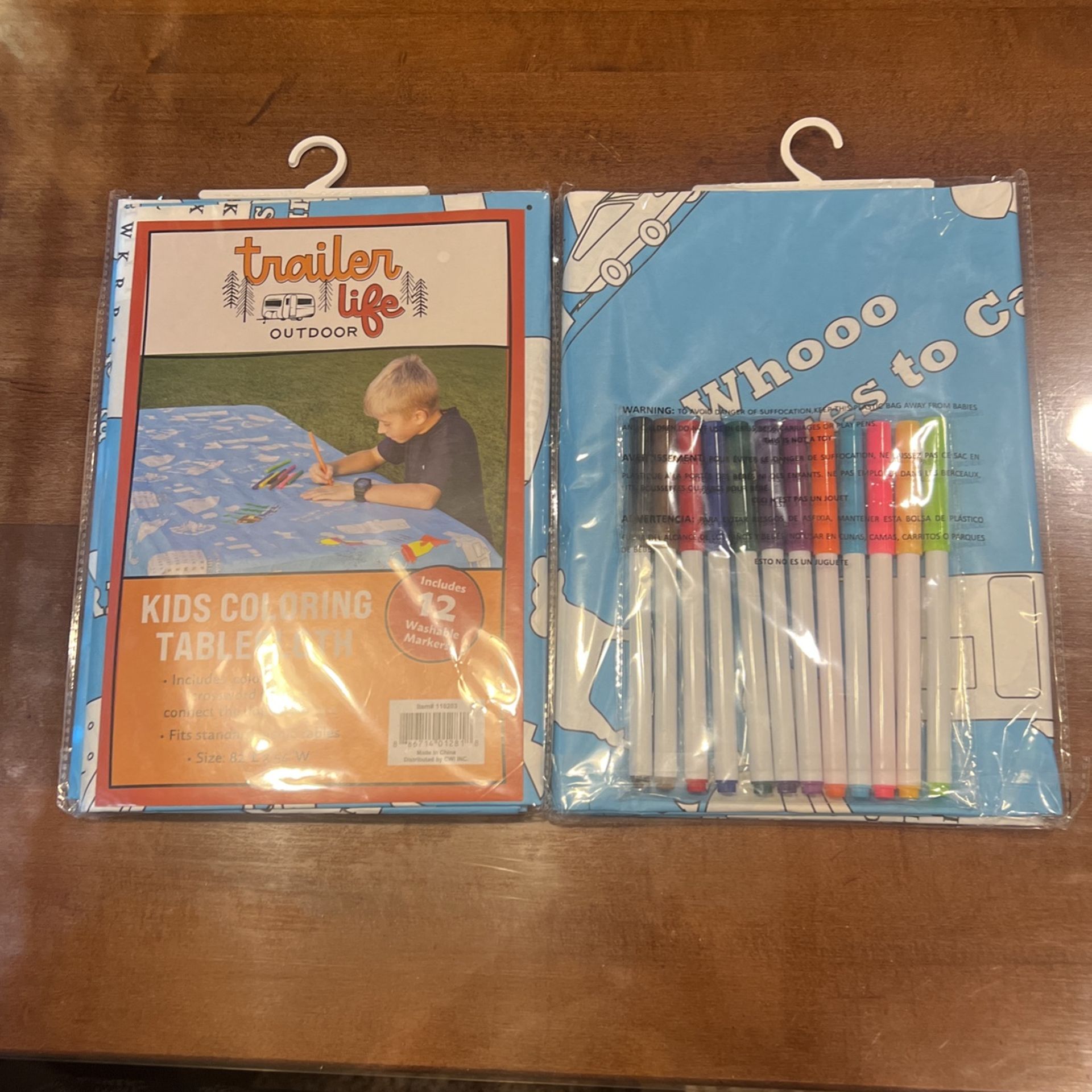 Kids Picnic Table Cover With Marks