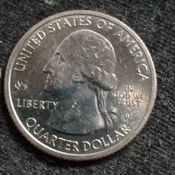 75th Anniversary Quarter From West Point Mint With Double Die On The Reverse. Extremely, Extremely Rare 