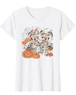 Disney Mickey Minnie Halloween Mummy T-Shirt