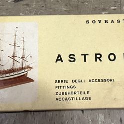Mantua Model L'Astrolabe wooden ship model kit art number 773/6 1:50 scale NOS